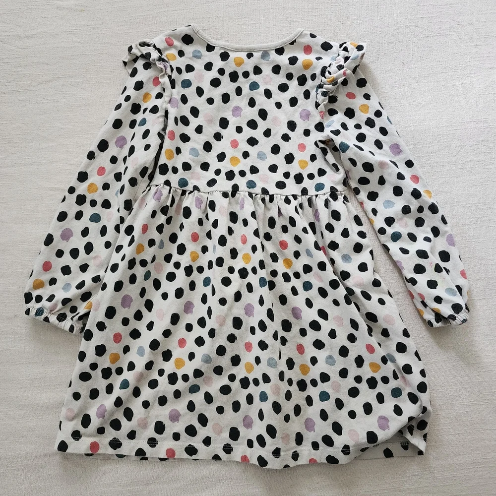 Hanna andersson paint polka dot dress 5t PLAY